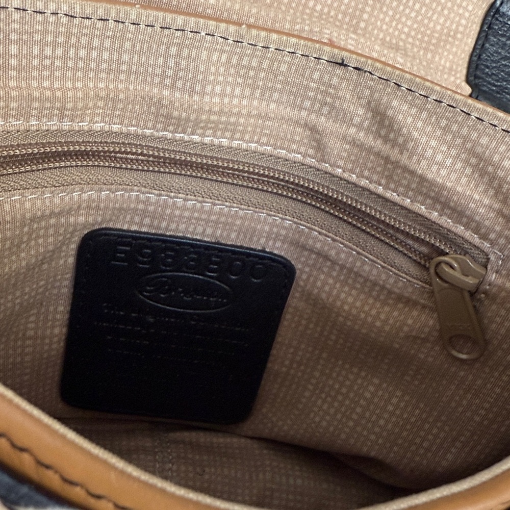 BRIGHTON TAN LEATHER ZEBRA PRINT DIVA LOVE PASSION GLAM CROSSBODY BAG - Picture 11 of 12